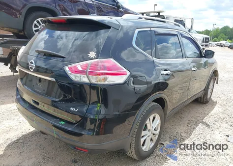 2016 Nissan Rogue Sv из США, поврежденный, VIN KNMAT2MT2GP608888
